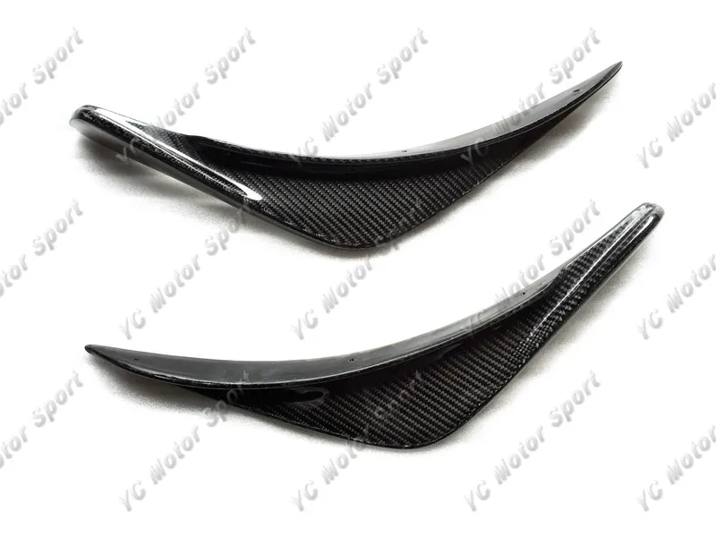 Car Accessories Carbon Fiber RA Style Canard 2pcs Fit For 2003-2005 Evoulation EVO 8 Front Bumper Canards