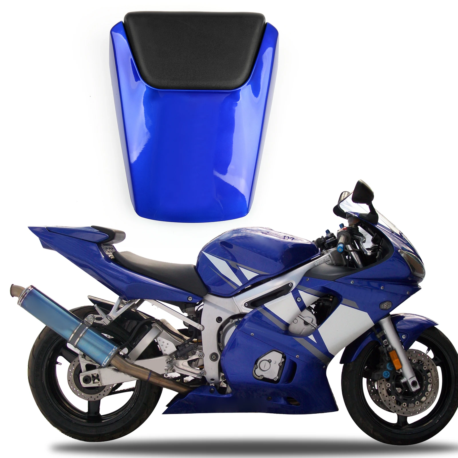 

Artudatech Moto Muliti-Colors Rear Pillion Seat Cowl Fairing Cover For Yamaha YZF R6 1998-2002 1999 Accessories