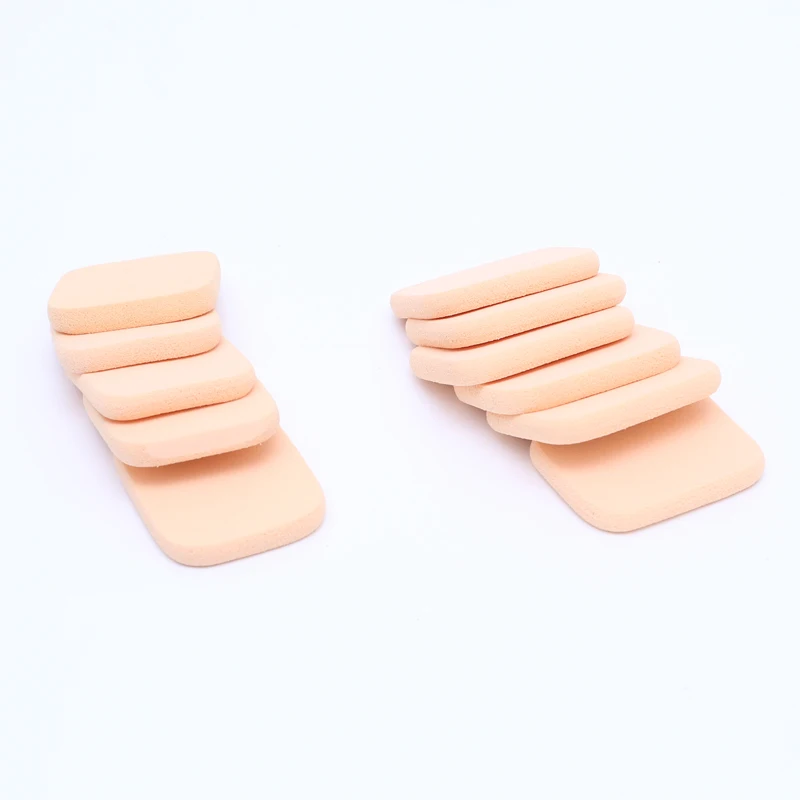 

10Pcs/Set 50*40mm Rectangle Best Cheap Small Powder Puff Makeup Sponge Blending Beauty Foundation Cosmetic Sponge