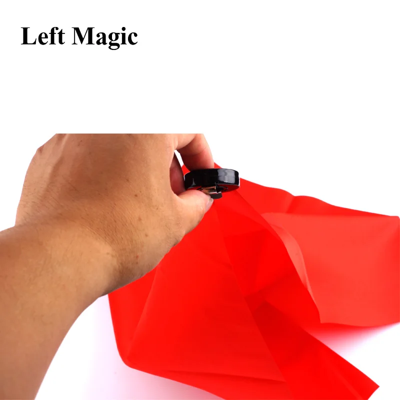 35*35cm silk thru cane Magic Tricks silk for professional magicans Streets Props Tools wholesale  E3079