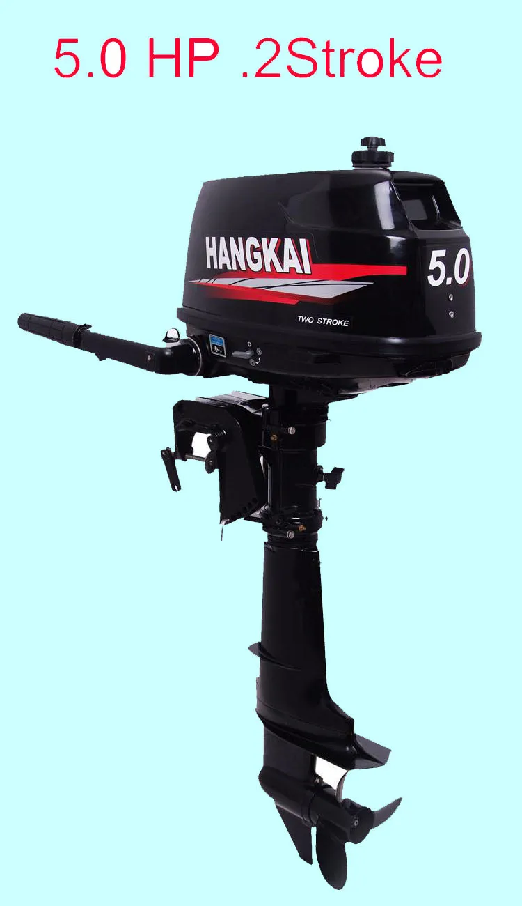 

Hot Sell Hangkai Outboard Motor Gasoline Engine 5 Horse Power 2stroke Boat Hook