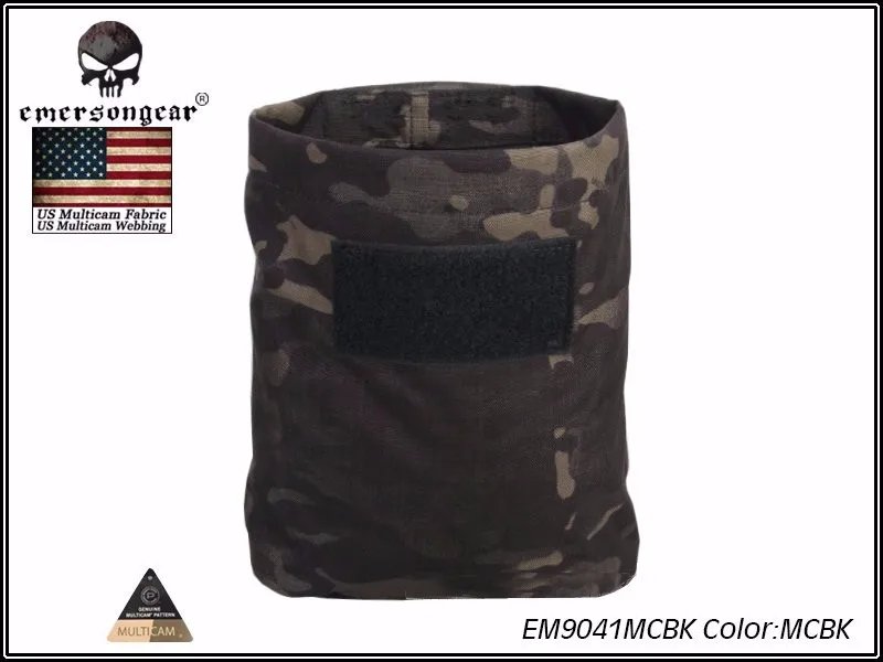 EmersonGear-Folding Magazine Recycling Bags, Airsoft Tactical Drop Sundries Pouch, EM9041