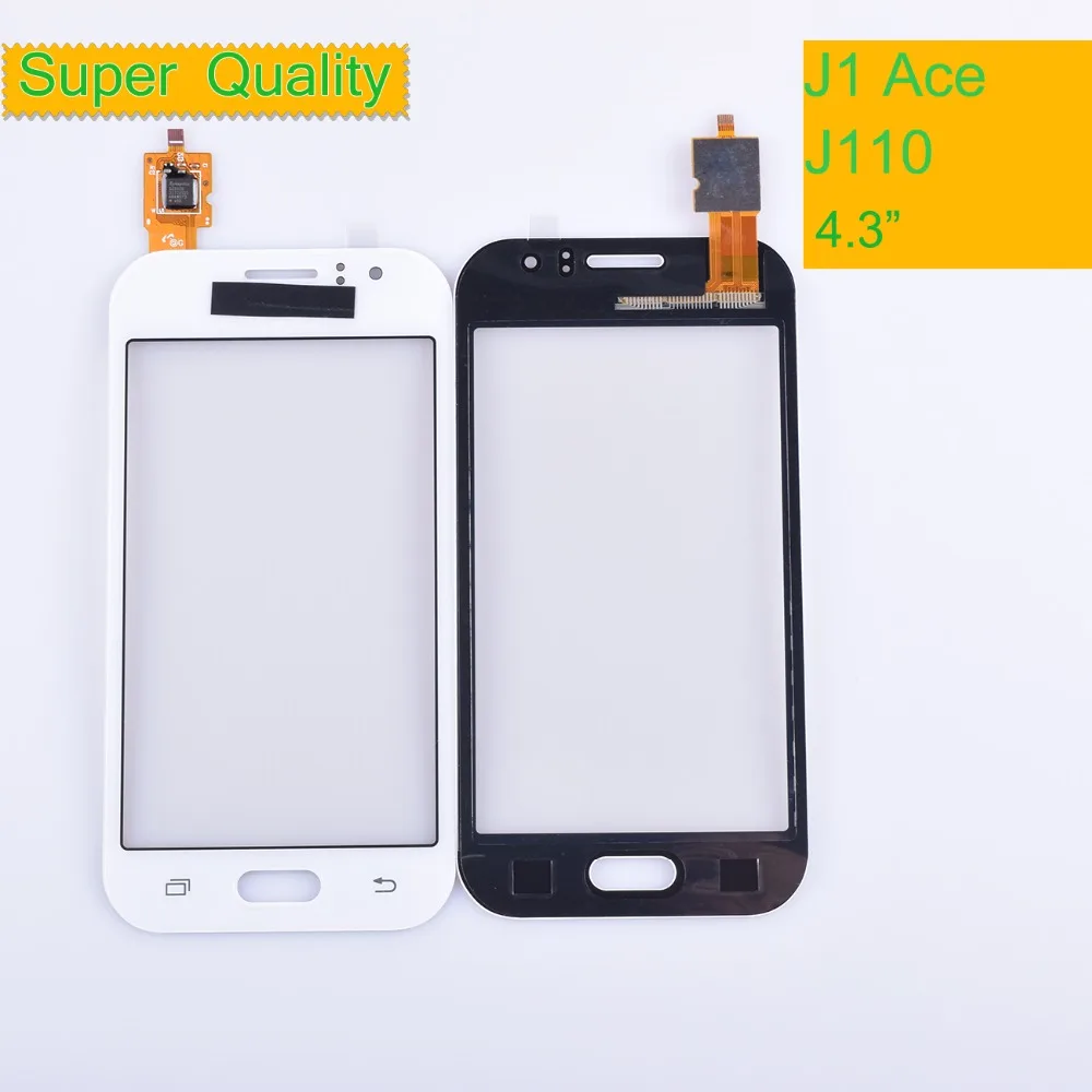 High Quality For Samsung GALAXY J1 Ace J110 J110M J110L Touch Screen Panel Sensor Digitizer Outer Glass Lens LCD Touchscreen