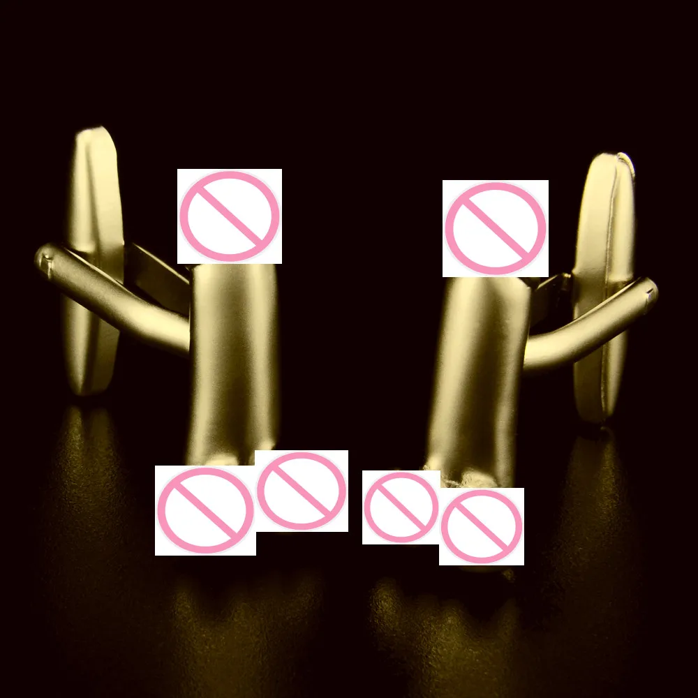 SPARTA Super Stick Little Brother Sexy cufflinks Men's Sex Brush Finish Cuff Link + Free Shipping ! metal buttons