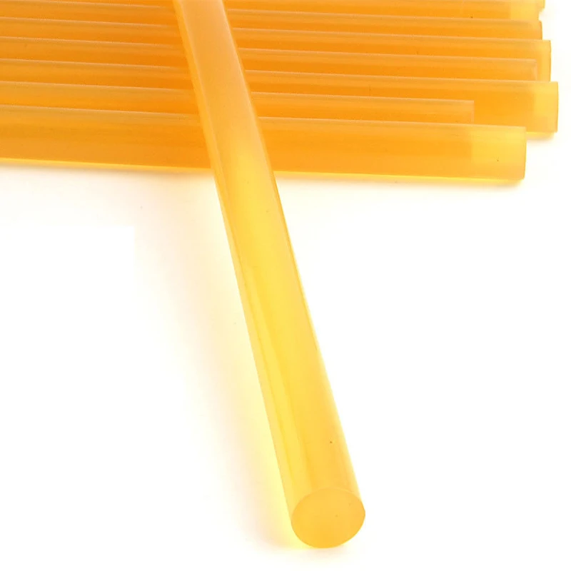 5pcs/lot 27cm Hot Melt PDR Glue Sticks Car Body Paintless Dent Repair Puller Tool Yellow