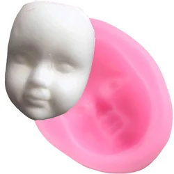 3D Baby Face Cooking Tools Silicone Mold Cake Chocolate Candy Jelly Baking Mold Fondant Cake Decorating Tools