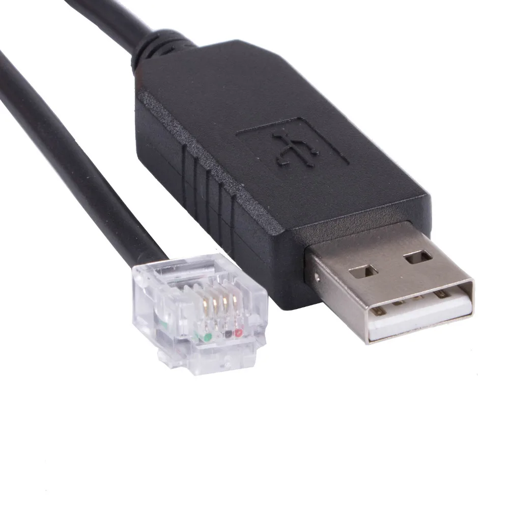 FTDI USB TTL RJ11 6P4C Cable For Iskra ME382 EN MT382 P1 Port Dutch Smart Meter Slimme Cable 6ft