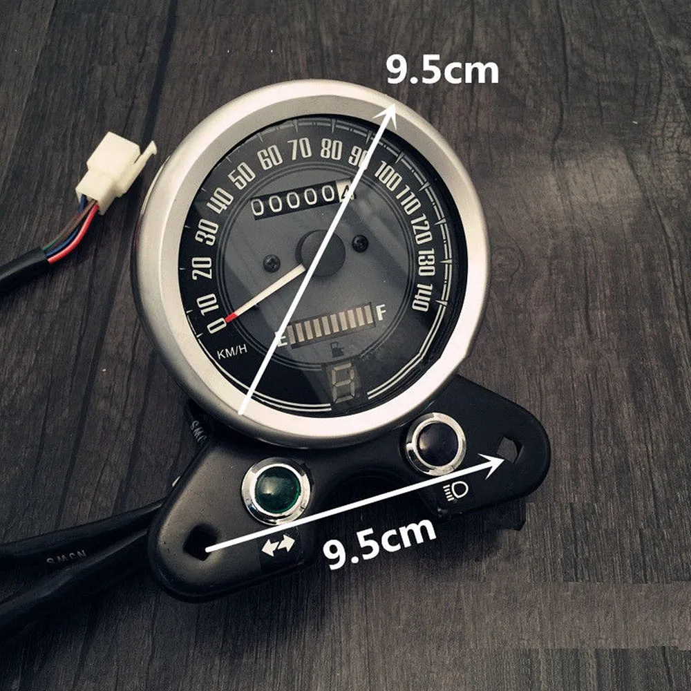 Cafe Racer Motorcycle Odometer Speedometer Gear digital display for Honda CG125 have USB