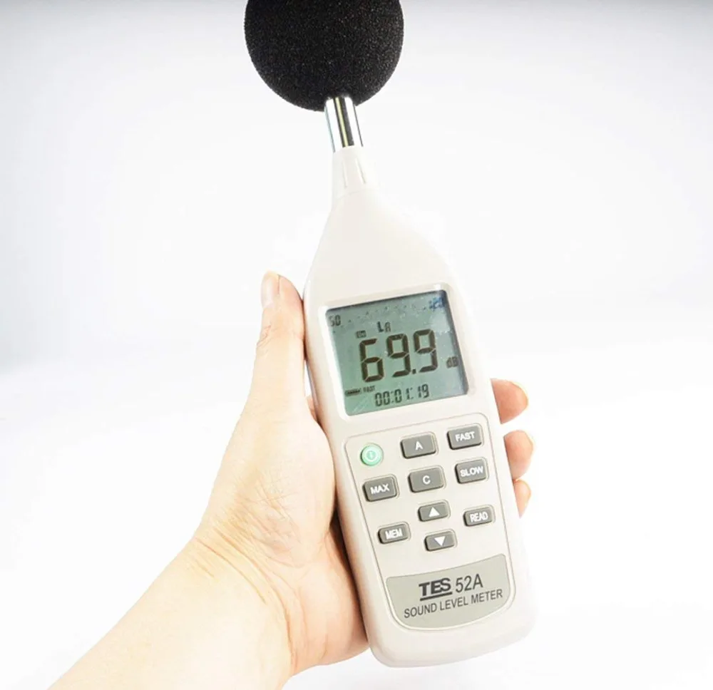 TES-52A Sound absorption machine with Digital Sound Level Meter 26dB to 130dB