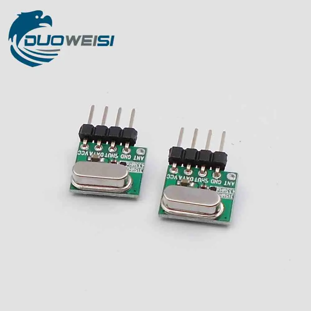 315เมตร| 433เมตร| ASKไร้สายโมดูลรับSuperheterodyne | 5โวลต์|ขนาดเล็ก| OOK |สวิทช์ควบคุมระยะไกล|-108dBm