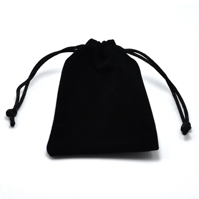 Jewelry black Bag For Bracelet & Ring & Earrings & Necklace Gift Black Bag