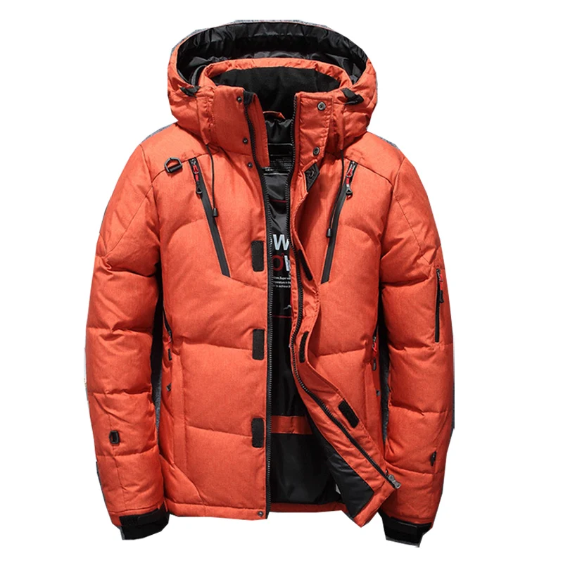 add new brand clothing jackets thick keep warm men White duck down down jacket high quality hooded down jacket winter coat Male