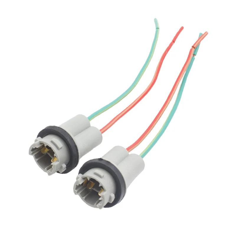 KELIMI 4 Pieces T10 W5W LED Light Wire Harness holder Connector t10 led Extension Adapters Socket Plug car styling