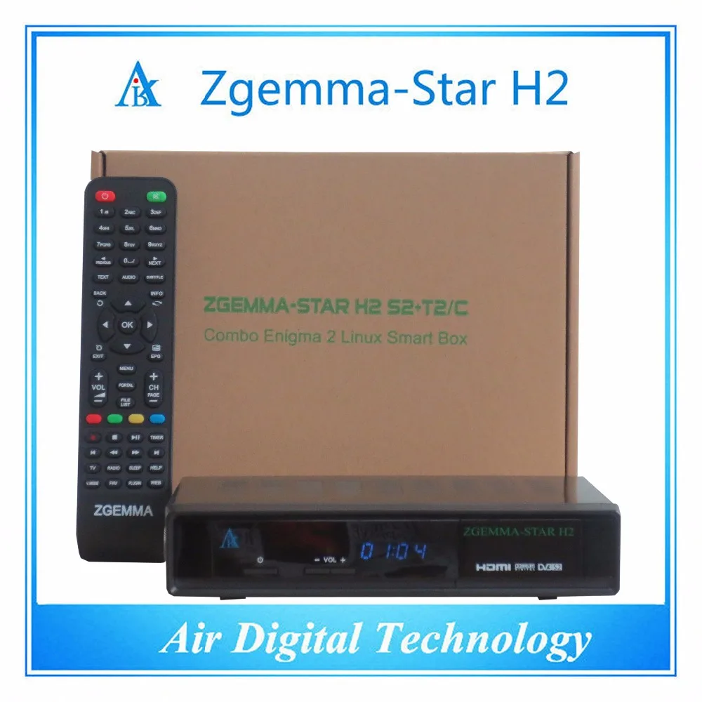 Спутниковый ресивер ZGEMMA STAR H2 full HD DVB S2 + T2/C