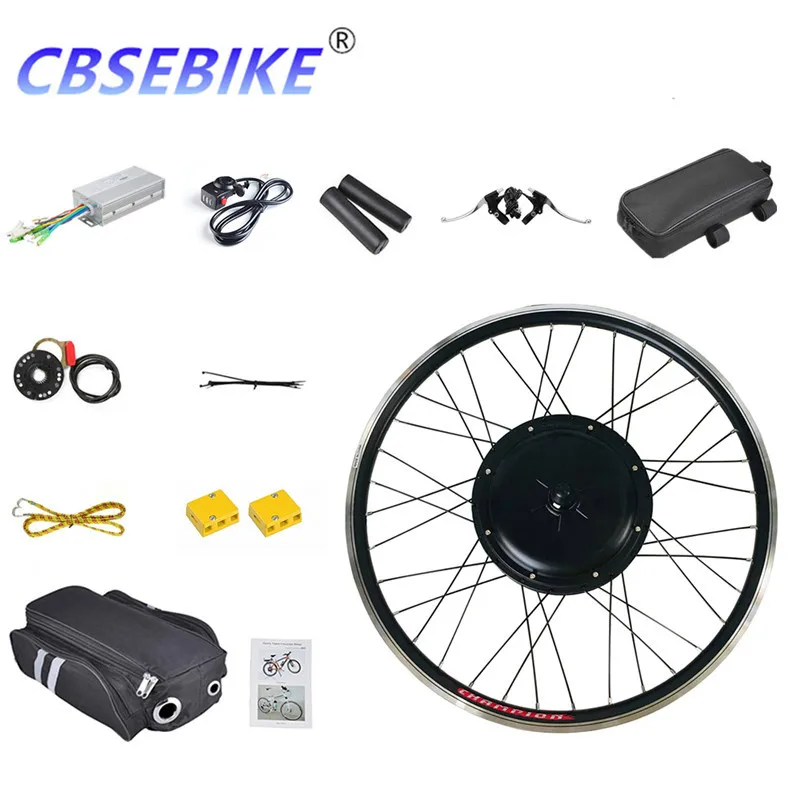 CBSEBIKE Ebike Front Wheel Kit High Speed Conversion  36v250w 36v500w 48v500w 48v1000w 28Inch QC01-28