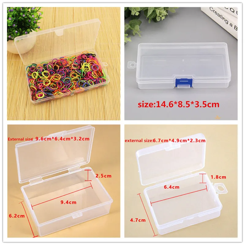 Practical Toolbox Plastic Container Box for Tools Case Screw Sewing PP Boxes Transparent Component Screw Jewelry Storage Box