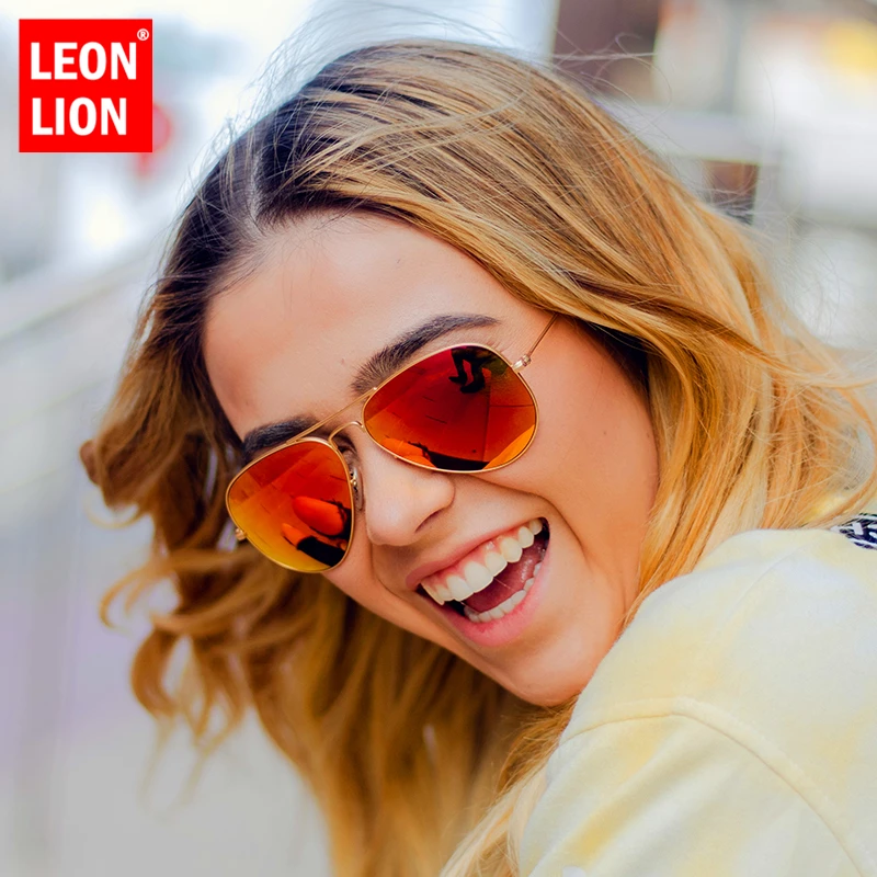 LeonLion 2023 Fashion Sunglasses Women/Men Brand Designer Luxury Sun Glasses For Women Retro Outdoor Driving Oculos De Sol