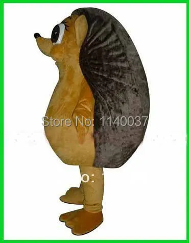 mascot Lovely Little Wild Brown Hedgehog Mascot Costume Adult Size Animal Cartoon Character Cosply Costume Carnival Costume