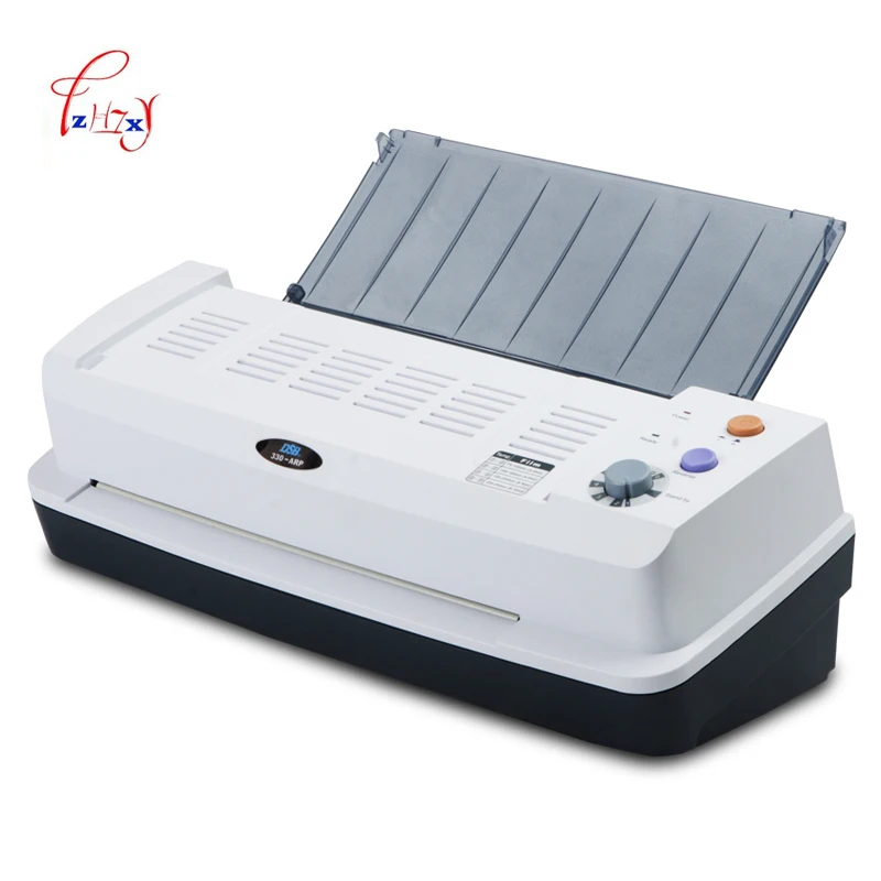 Electric Hot &Cold A3 Laminator Machine 330mm 4 Roller System photo laminating machine Office School and Household 1PC