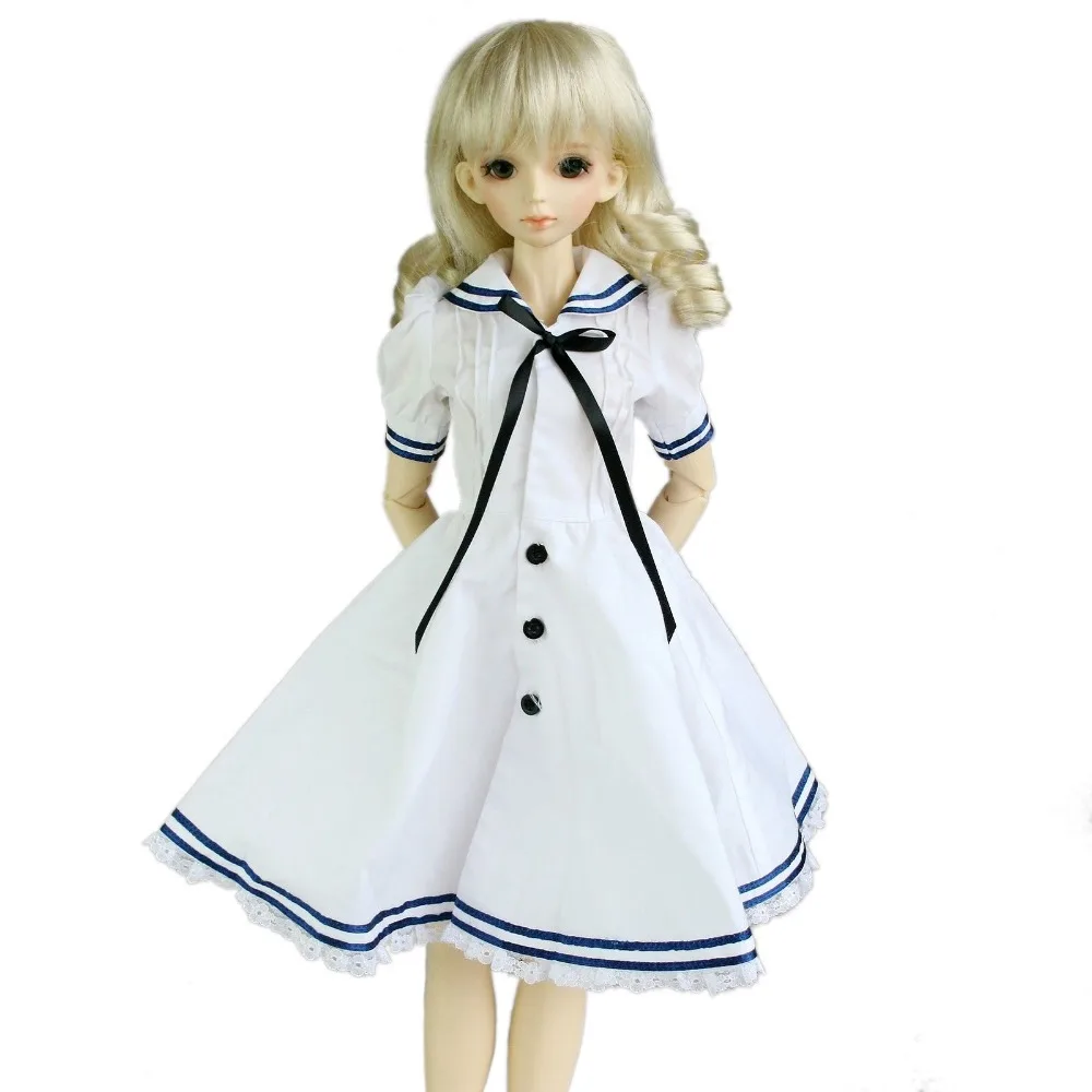 

[wamami] 120# White Preppy Dress/Suit 2pcs 1/4 MSD 1/6 1/3 SD AOD DZ LUTS BJD Dollfie