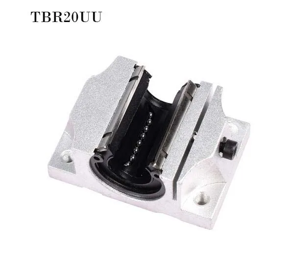 

(1 PCS) TBR20UU (20mm) Linear Ball Bearing Support Unit Solide Block FOR CNC