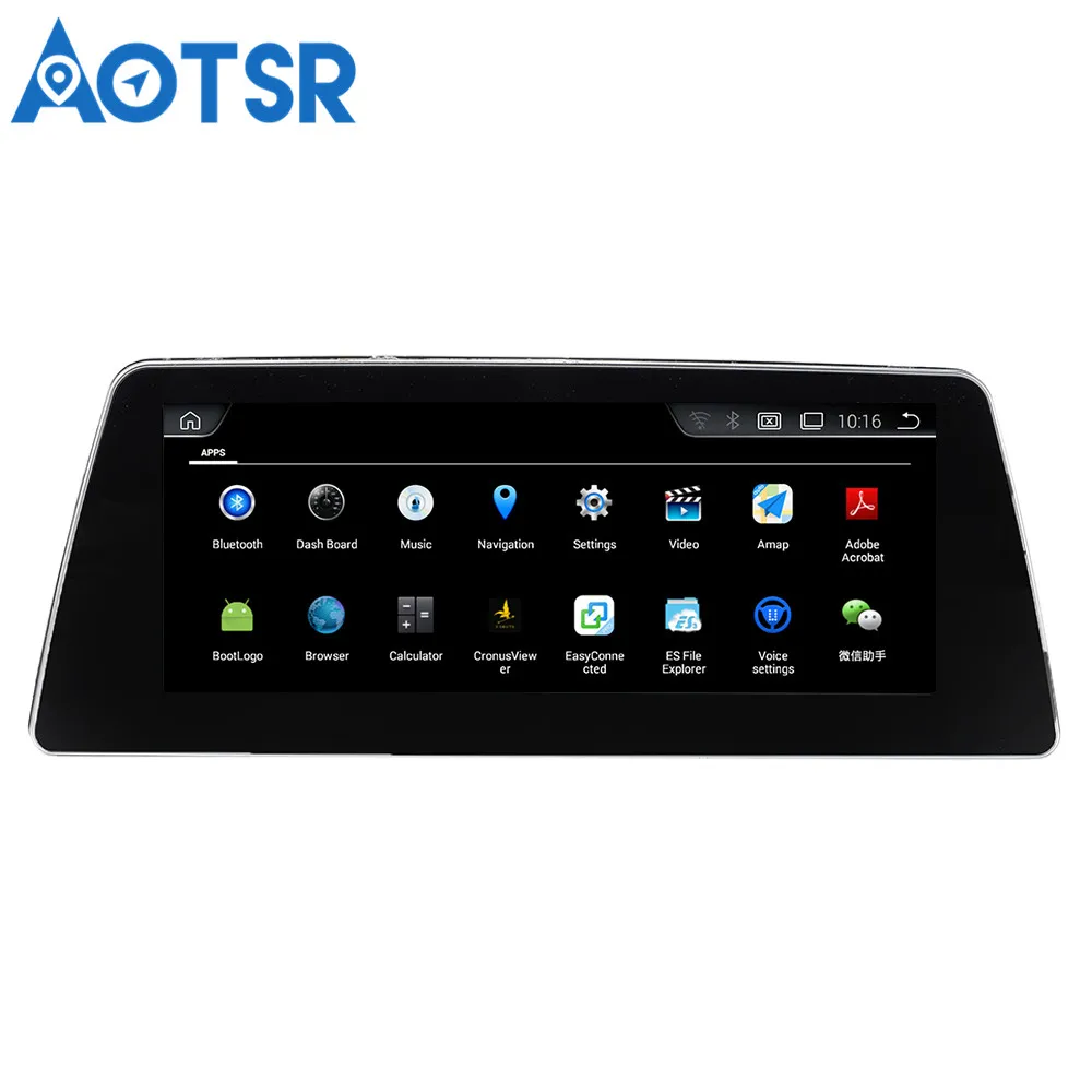 Aotsr Android 13 Car GPS Navigation NO DVD Player Headunit For BMW 5 Series G30 (2018)  1 Din Radio Multimedia Stereo Bluetooth