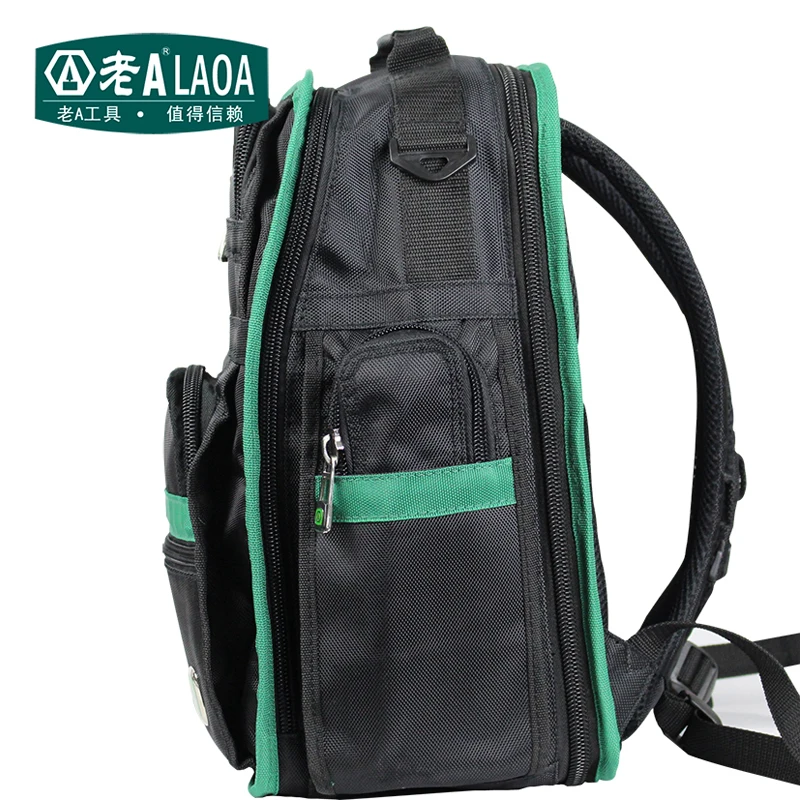 LAOA Multifunction Tool Backpack High Quality Thicken Professional Electrician Backpack  Travel Bag