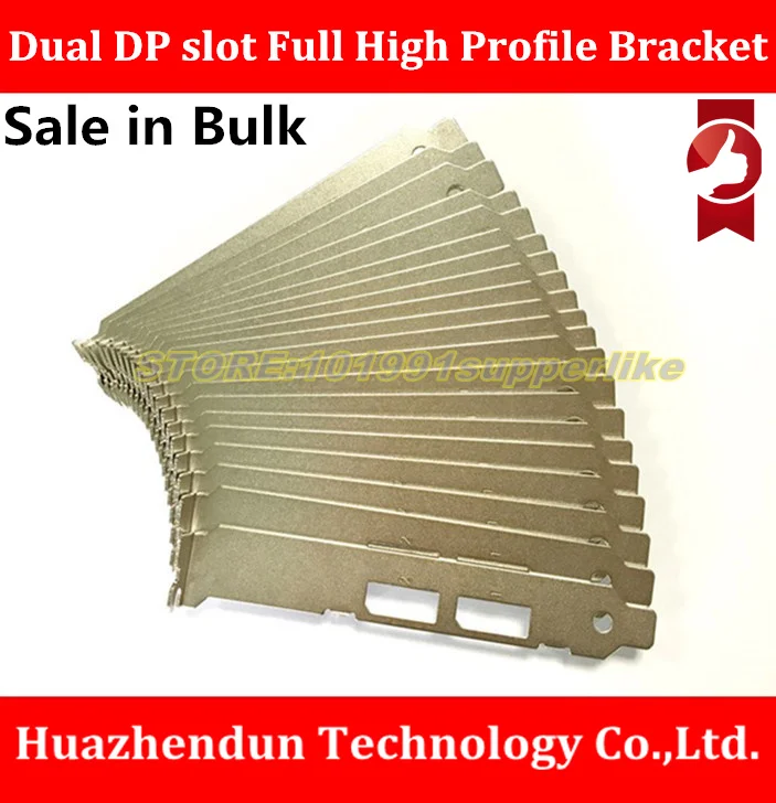 

SALE IN BULK---- Full High Profile Bracket for Dual DP slot Video Graphics Card (nvs295)with Screw 12CM computer case baffle