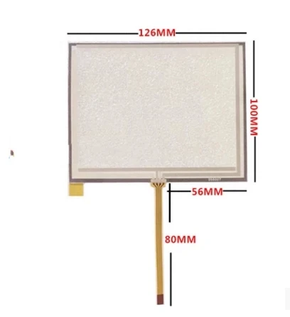 

10pcs/lot AT056TN53 V.1 New 5.6 inch resistive touch screen 126*100 mm