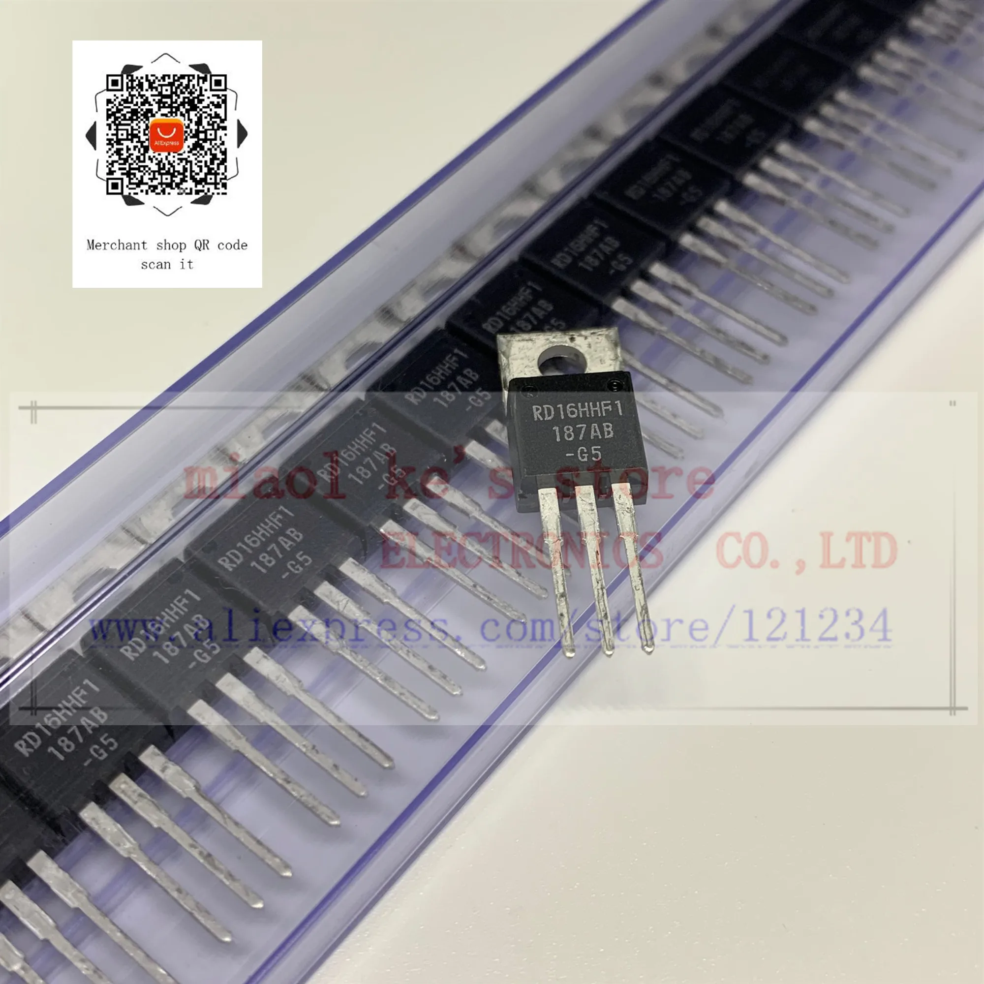 [5pcs]100%New Original; RD16HHF1 RD16HHF1-501 RD16HHF1-101 [MOSFET Transistor 30MHz,16W]Replaced 2SC3133 2SC1945 2SC1969