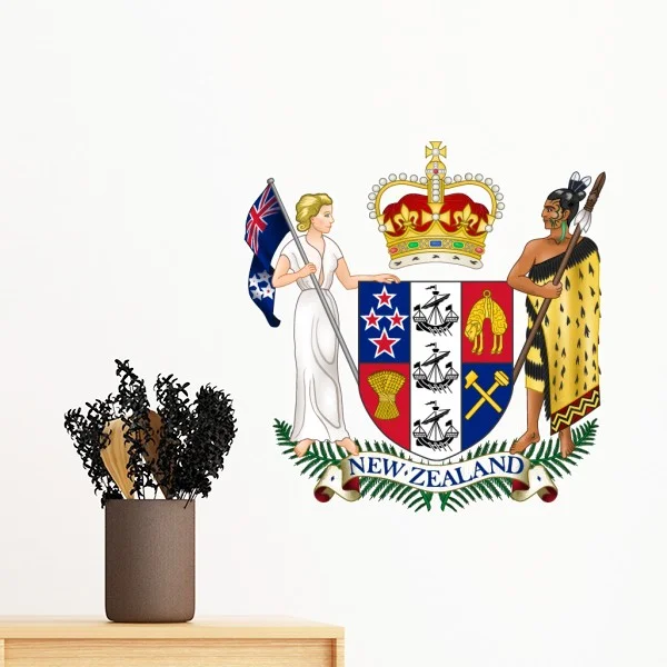 New Zealand Oceania National Emblem Removable Wall Sticker Art Decals Mural DIY Wallpaper for Room Decal