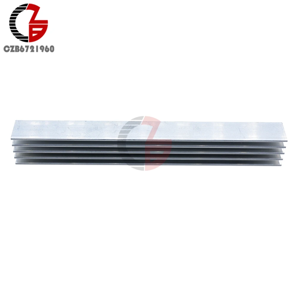 LED Heat Sink Silver-White Aluminum 150x19.7x15.6mm