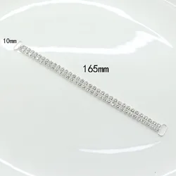 Hot sale 6 Pc 165MM shiny silver Bikini Rhinstone connector metal chain bikini decorstion crystal swimwear swimsuit connector