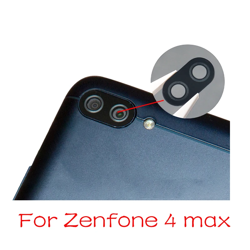 

Для Asus Zenfone 4 MAX ZC520KL 5,2 "ZC554KL 5,5" Задняя камера стекло с клеем