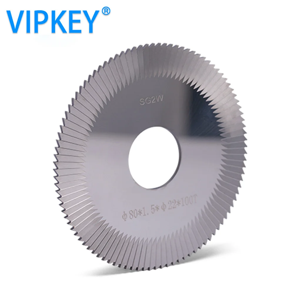 SG2W Carbide tungsten steel 80*1.5*22mm*100T key cutter saw blade mini circular saw use for SLICA ,OPERA, TECHNICA  Key  machine