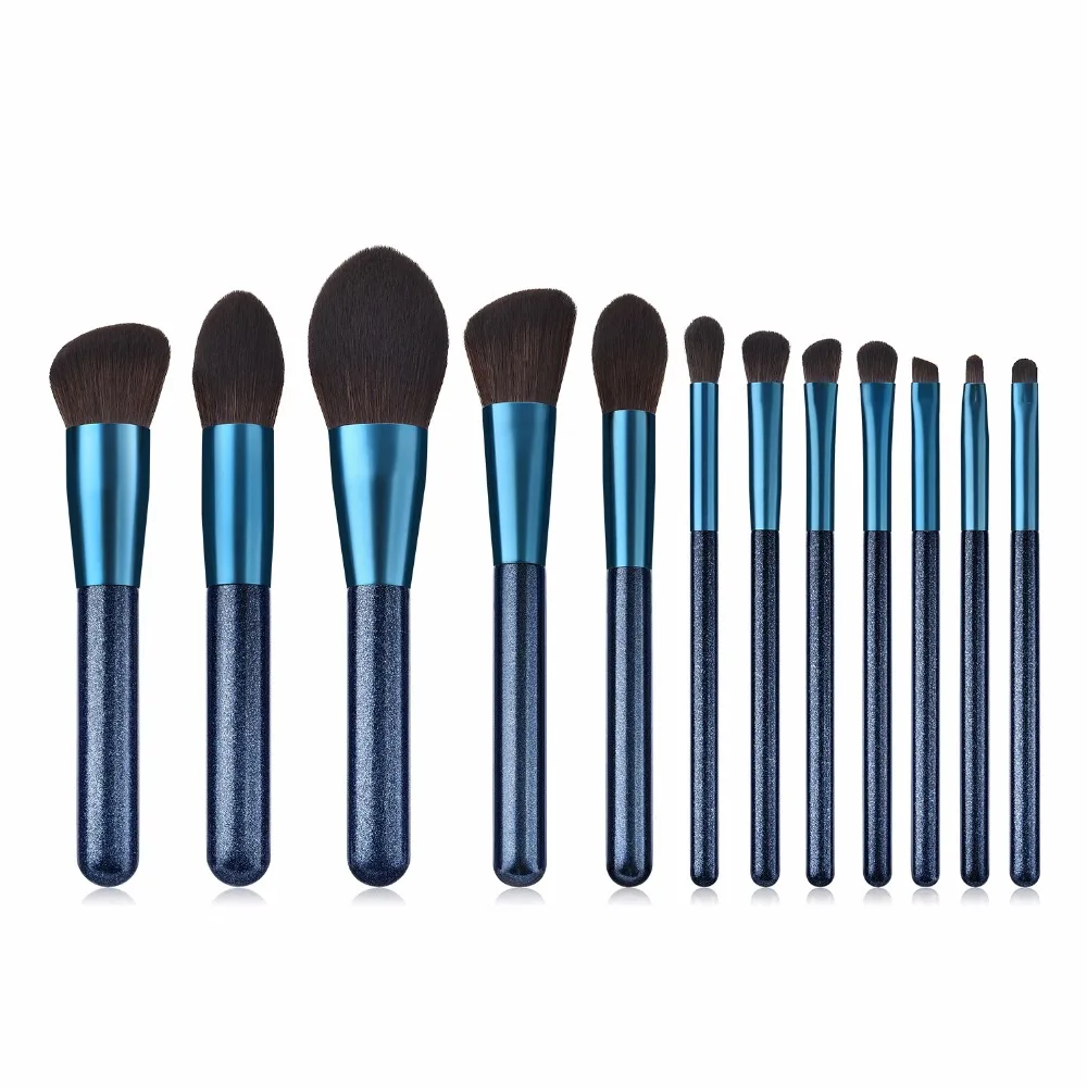 ENNKE 12Pcs Makeup Brush Soft Synthetic Hair Concealer Powder Foundation Eyeshadow Eyeliner Blending Brush Cosmetic Tool