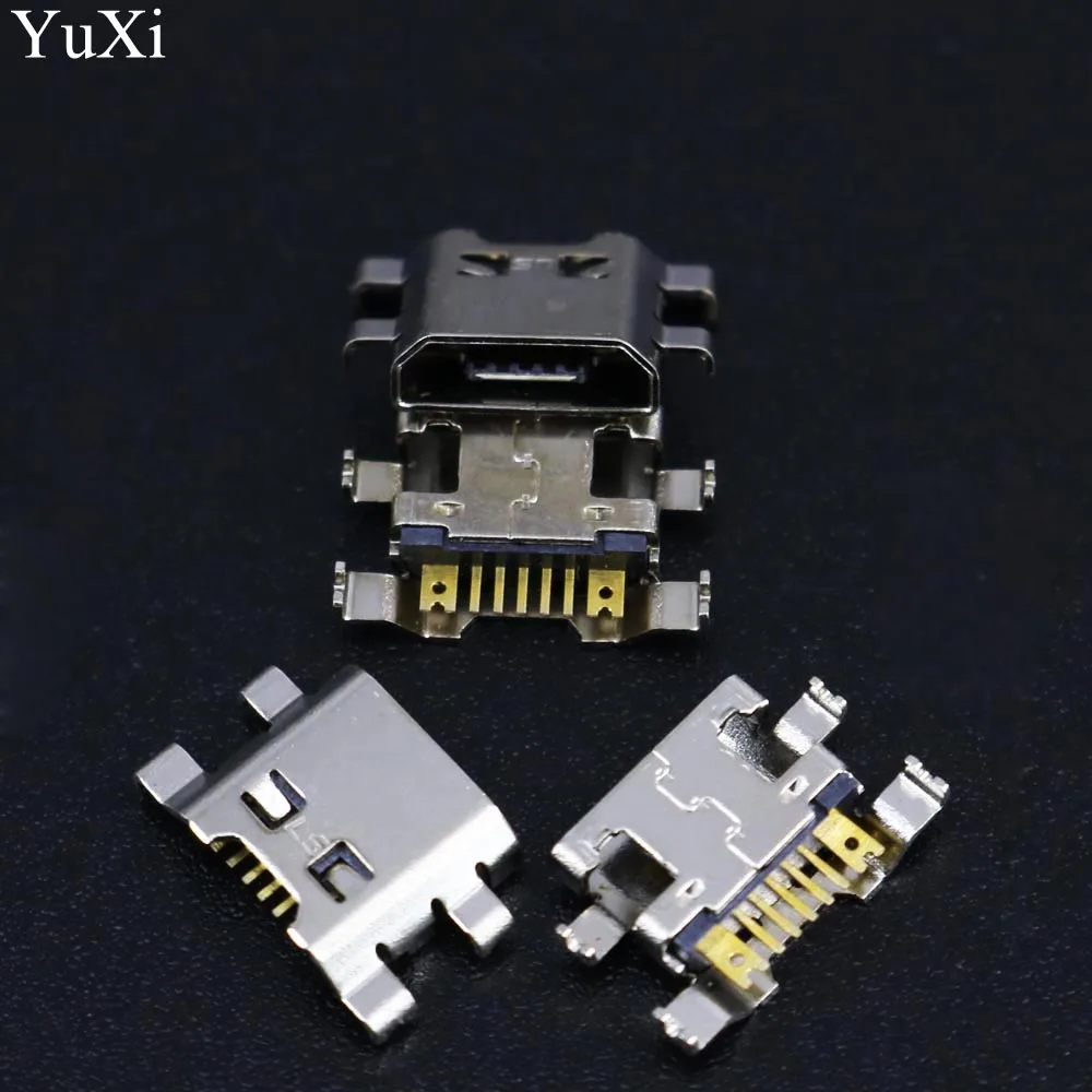 YuXi for LG K10 2016 K420 K420N MS428 K425 K428 PREMIER L62VL K4 Micro USB jack socket connector Charging Sync Port Charger