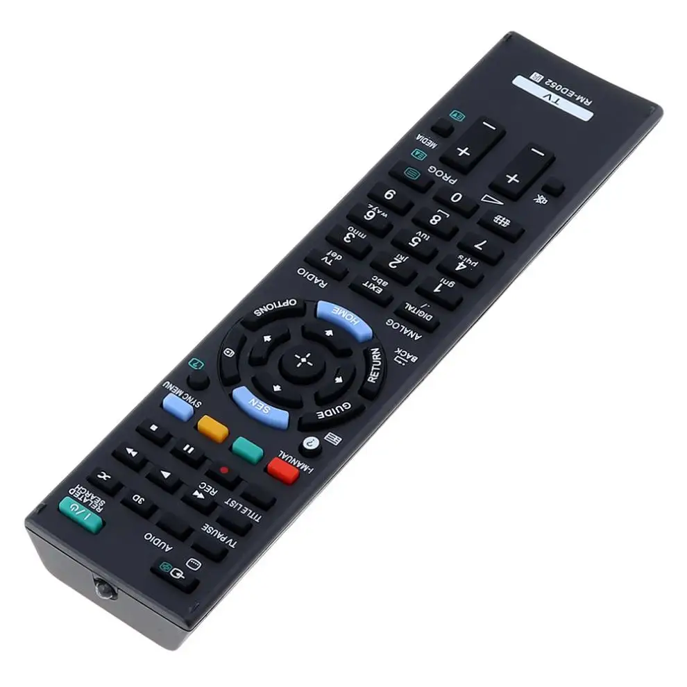 TV Remote Control Dukungan 2 X Baterai AAA dengan Jarak Transmisi Yang Panjang Cocok untuk Sony RM-ED052 ED050 ED053 ED060 ED046
