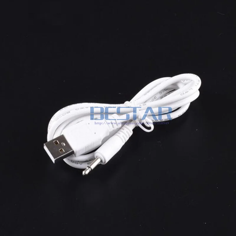 1m USB Jack Aux 3.5mm Mono Audio cable USB 3.5 mm jack 3.5 USB 2.0 to DC3.5mm 2A charging power cable 3FT