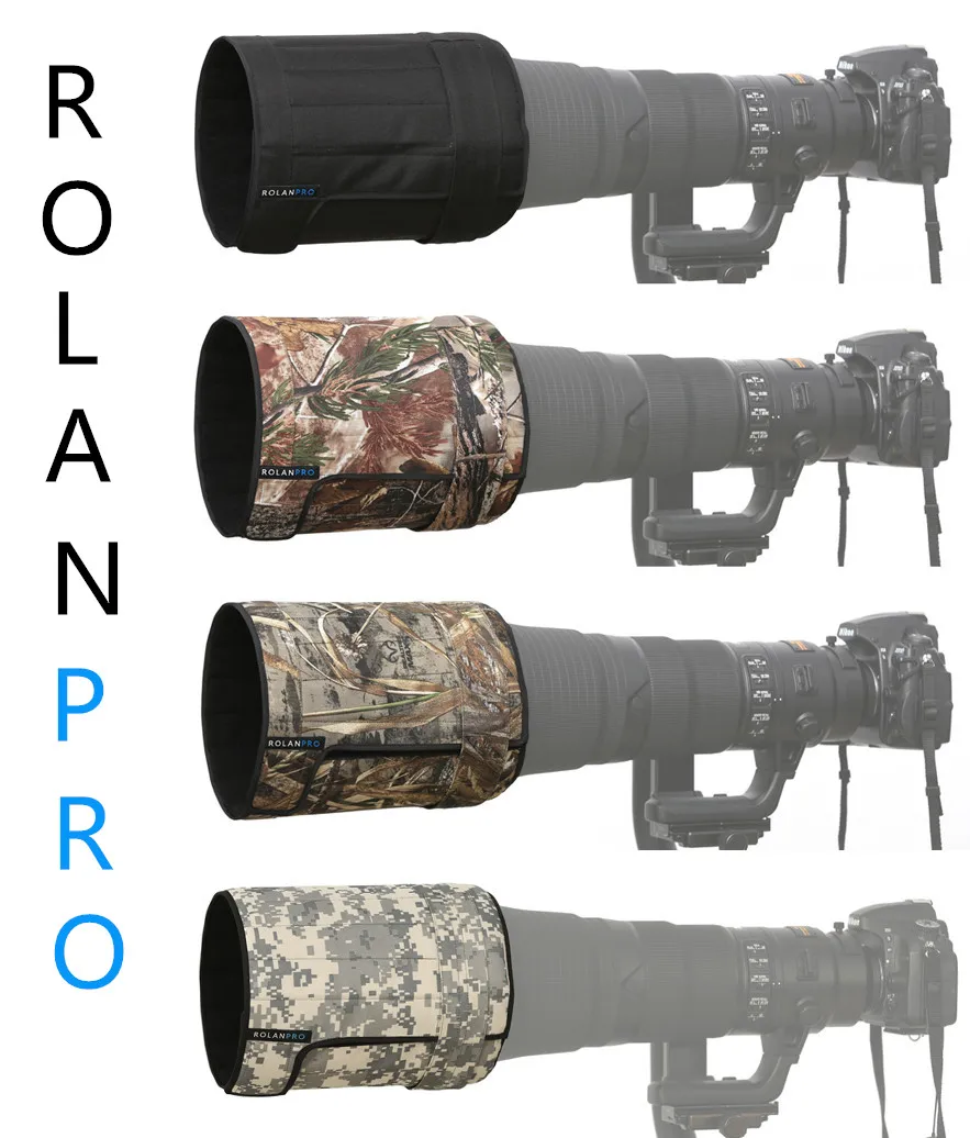 ROLANPRO Składana osłona obiektywu teleobiektywu do lustrzanek Canon Nikon Sigma Tamron 400mm f/2.8, 600mm f/4, 800mm f/5.6 (L)