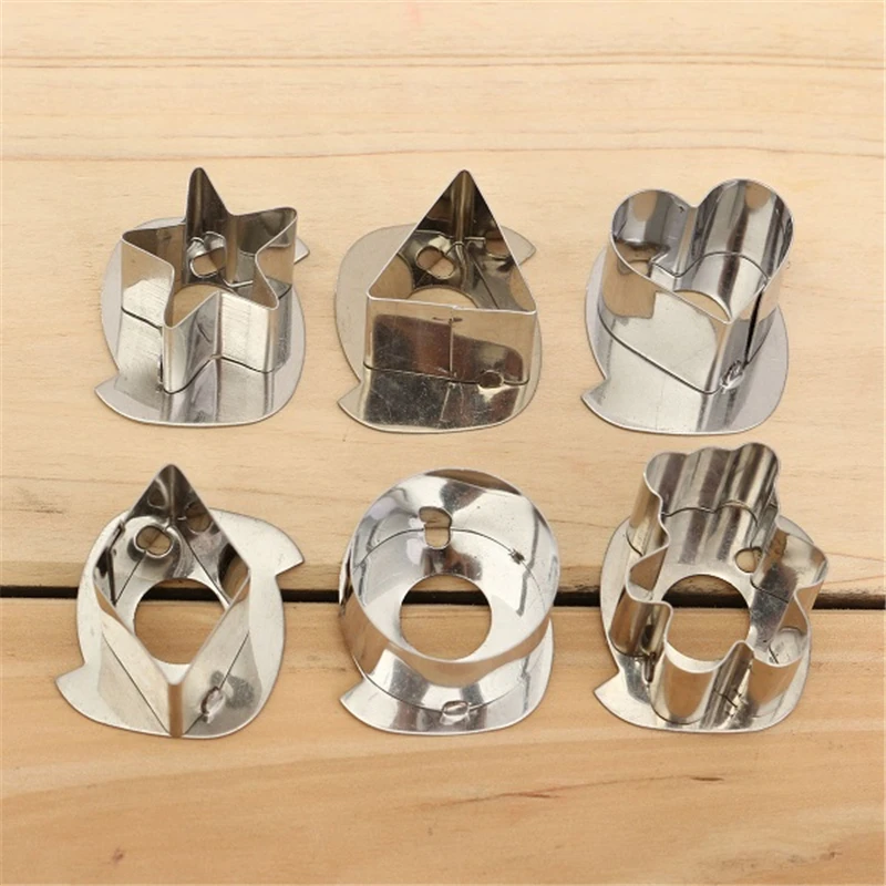 Aomily 7Pcs/Set DIY Cake Cookie Pastry Cutter Mould Home Kitchen Baking Cooking Mould Tools Sugarcraft Vegetable Cutter Bakeware