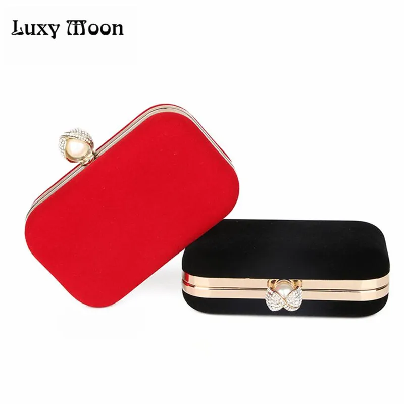 new Crystal Clutch High Quality sueded Evening Bags women bag Hard Case Evening Bag Women Messenger Bags