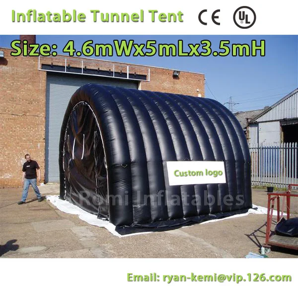 Free Shipping 5x4.5x3.5mH inflatable tunnel tent cover stand advertising Inflatable tent