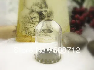 

!Free shipping!GGP00061 50sets/lot 38*25mm Arch Glass Globe Bubbles with bronze base with ring