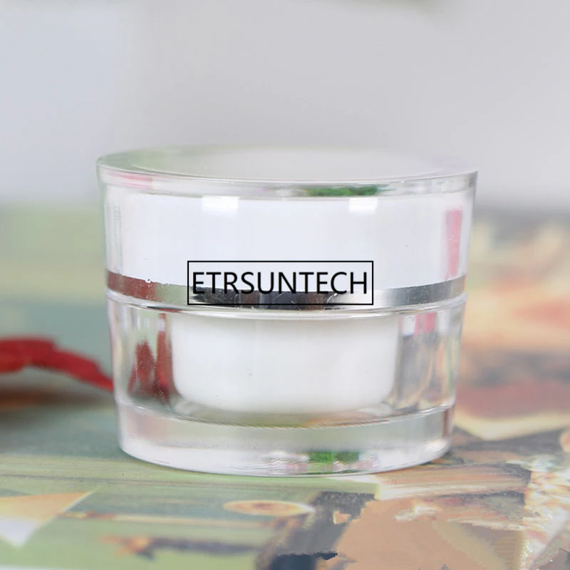 5g jar cylinder round shape cosmetic container jar Acrylic jar refillable cream jar F1239