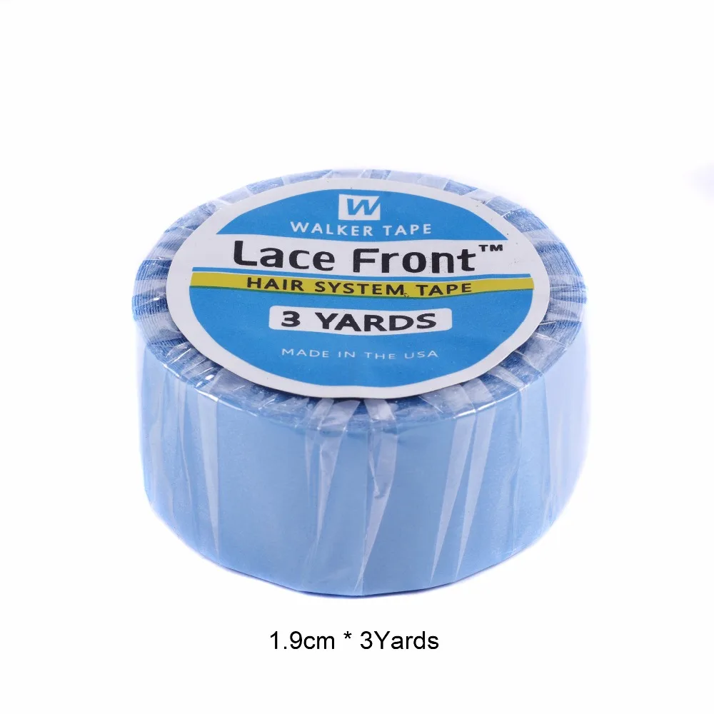 

3 Yards*1.9 CM Width Lace Front Super Blue Tape For Toupee and Wig Pre-tape Hair Extensions