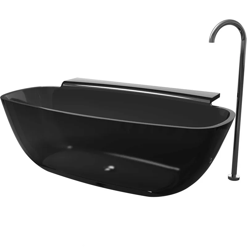 

1580x820x600mm New Design Resin Acrylic Bathtub Colored Freestanding Rectangular CUPC Approved Tub RS6576A