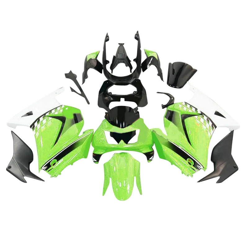 ABS plastic bodywork fairings kit for Kawasaki Ninja 250R 2008 2010 2014 EX250 08-14 ZX250R green injection mold fairing set TG5