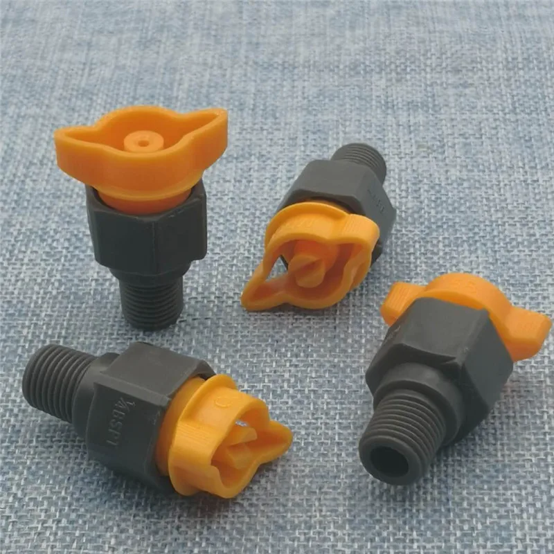 Quick disassemble plastic vee jet flat fan nozzle,cone spray jet,semiconductor cooling washing Nozzle,3/8