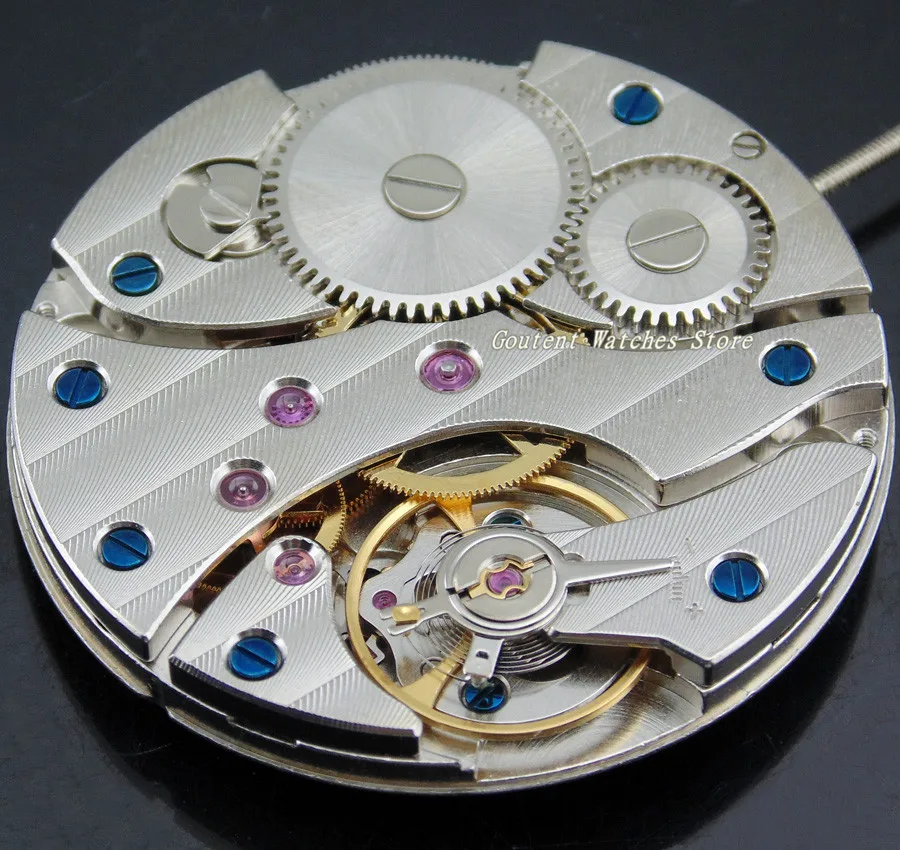 Goutent High Quality 17Jewels ST36 Mechanical Hand Winding 6497 Watch Movement Men\'s Watch